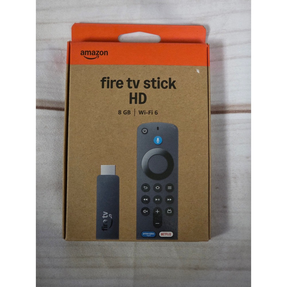 Amazon Fire TV Stick HD 8GB Wi-Fi 6 Alexa Voice Remote Streaming Media Player